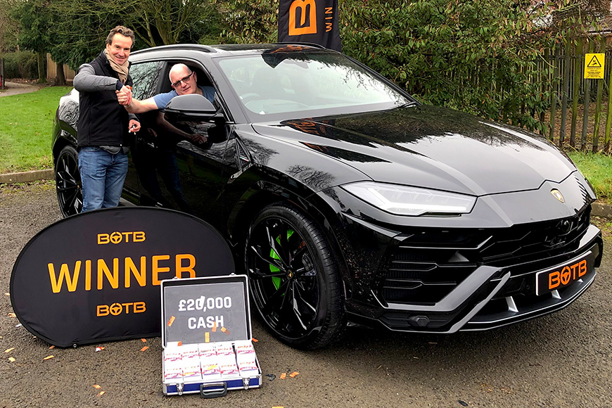 BOTB Winner 460 Week 5 2019 - Lamborghini Urus + £20k